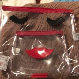 European Wax Center Makeup/Travel bag set